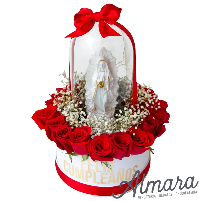 Virgen y Rosas