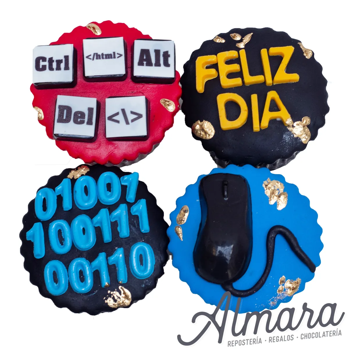 Cupcakes Programador *4
