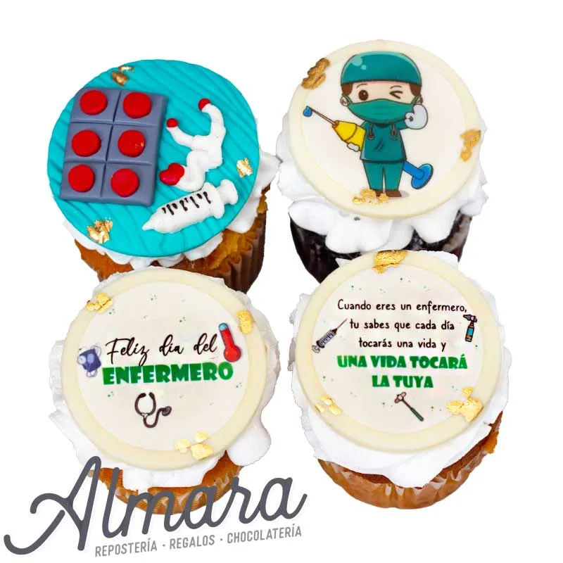 Enfermera Cupcakes *4
