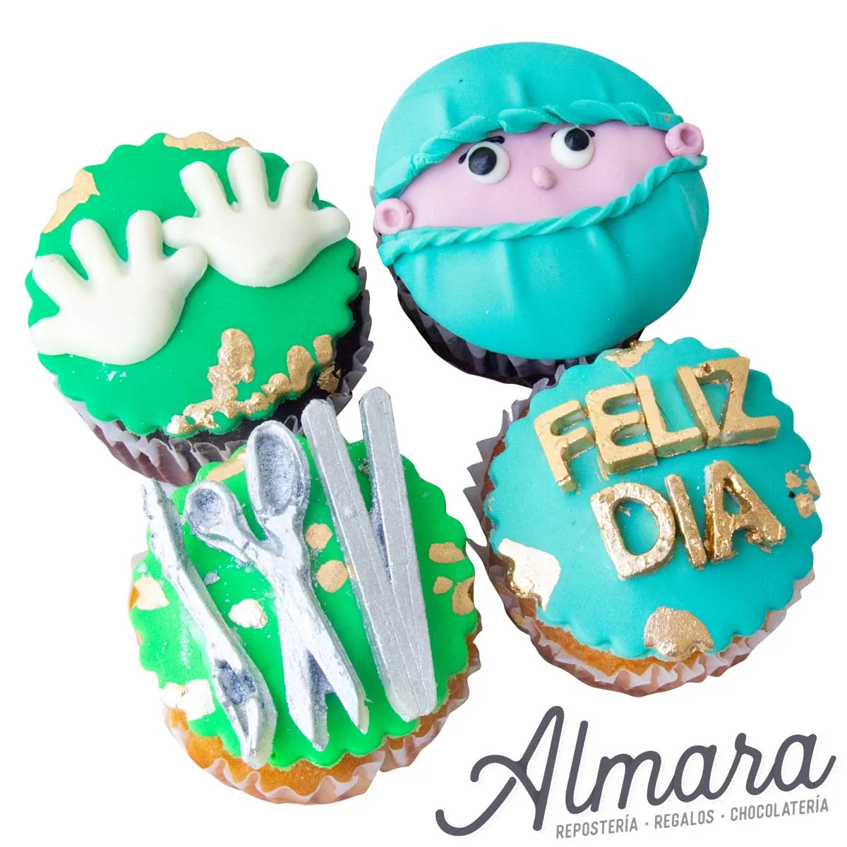 Cupcakes Instrumentador *4
