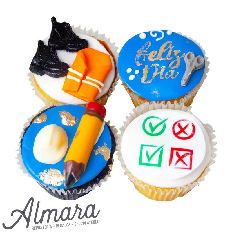 Cupcakes Seguridad *4
