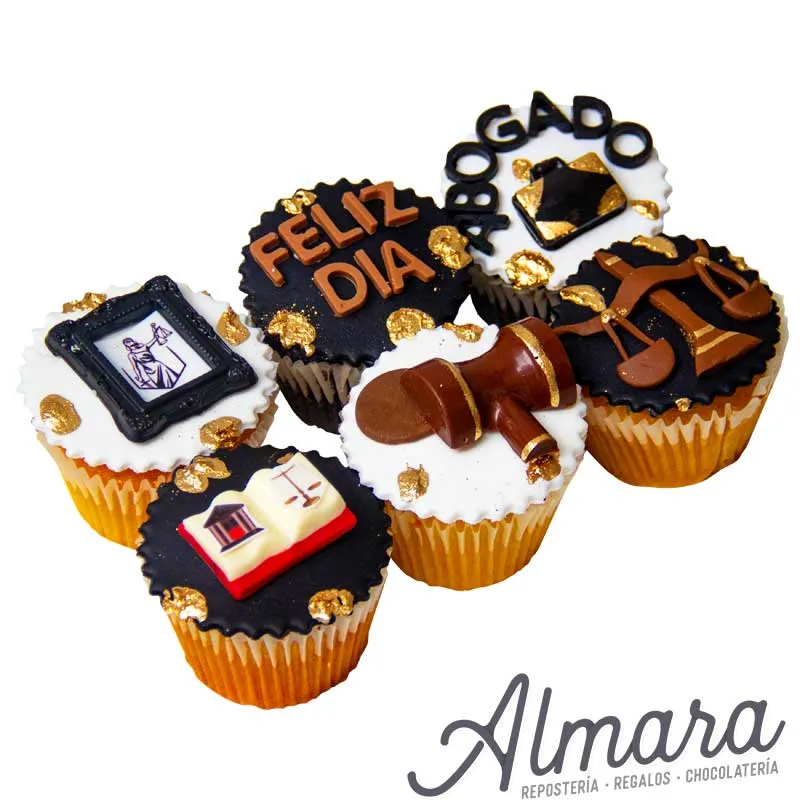 Cupcakes por 6 Día del Abogado
