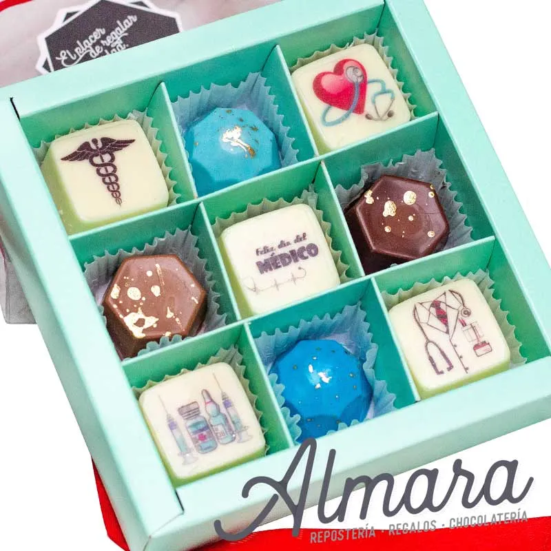 Caja de Chocolates Medica Mediana
