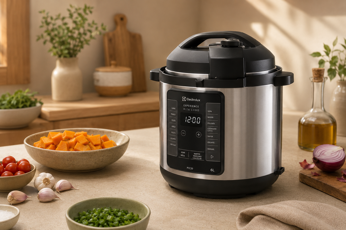Modelo da Electrolux com Rita Lobo