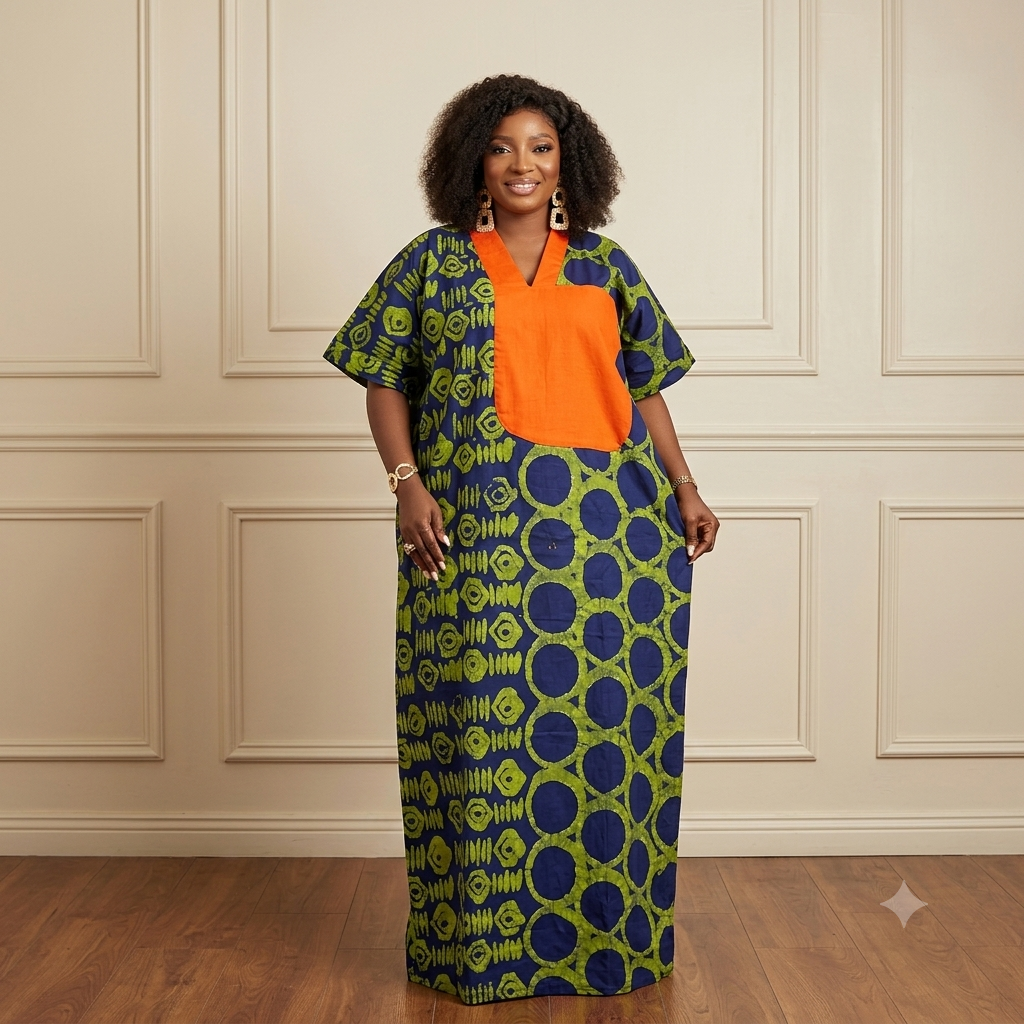 Bisola Bubu | Orange & Green