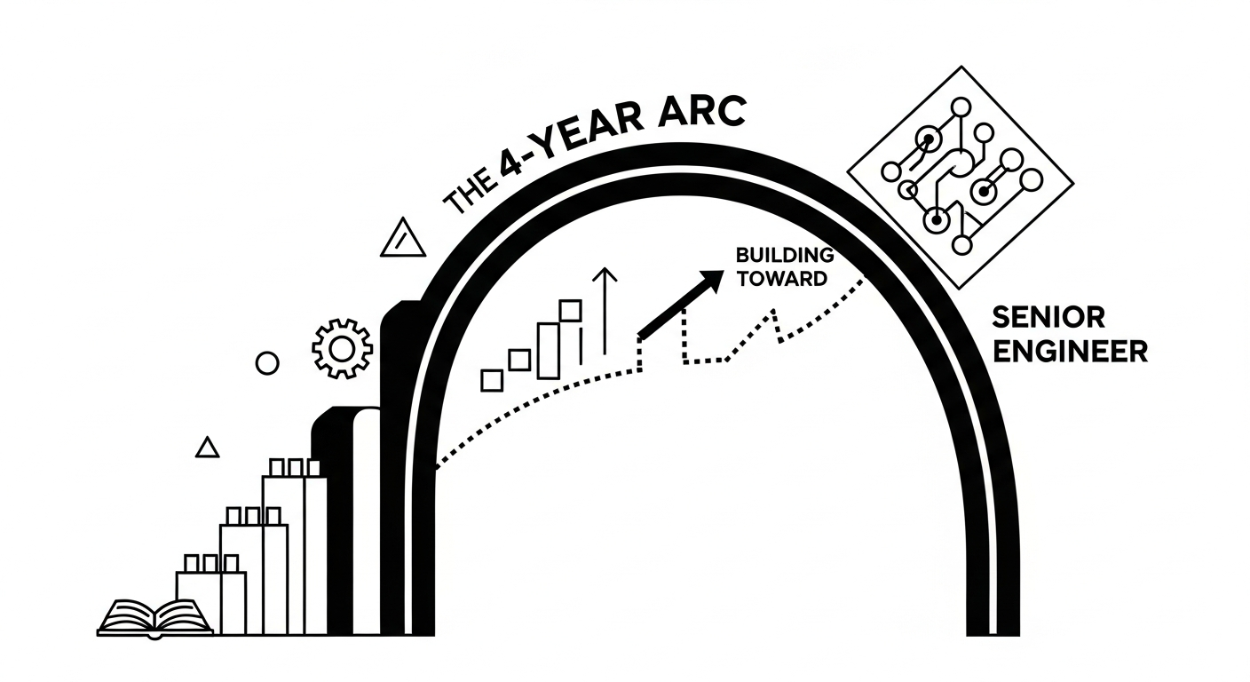 The 4-Year Arc: Building Toward Self Taught Senior Engineer