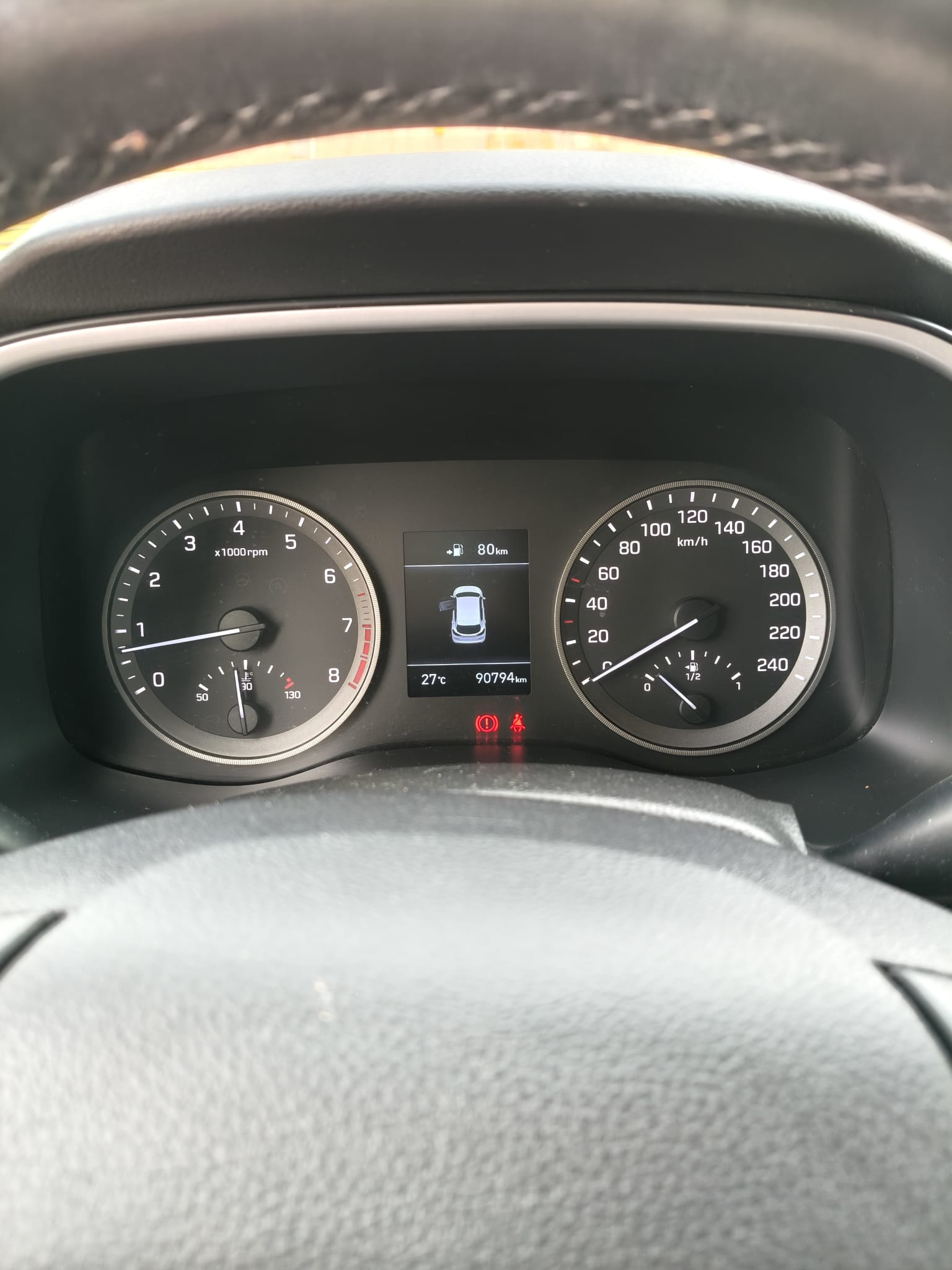 HYUNDAI TUCSON 2021 - Consola central