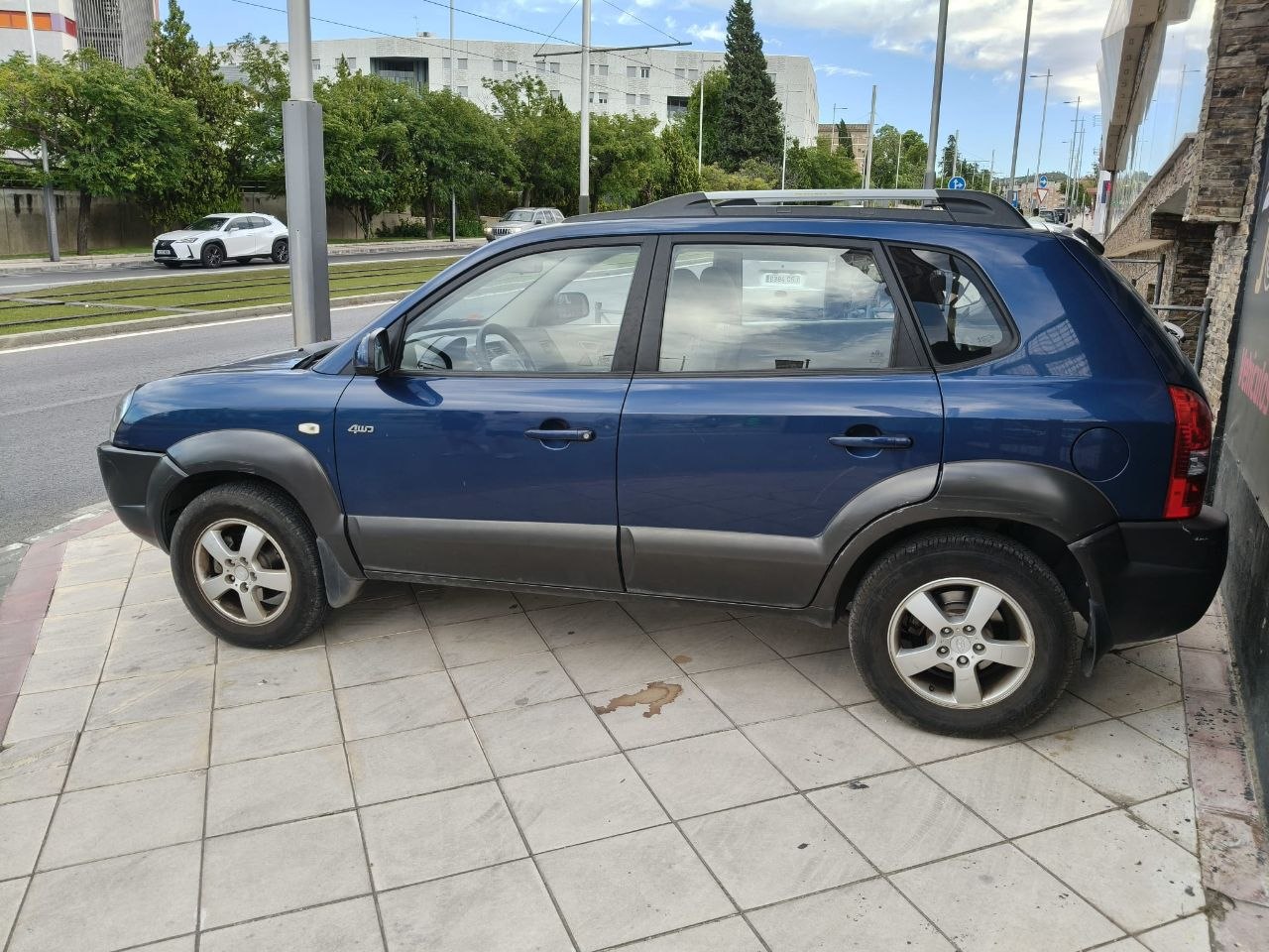 Hyundai Tucson 2.0 2008 - Vista 3/4 trasera
