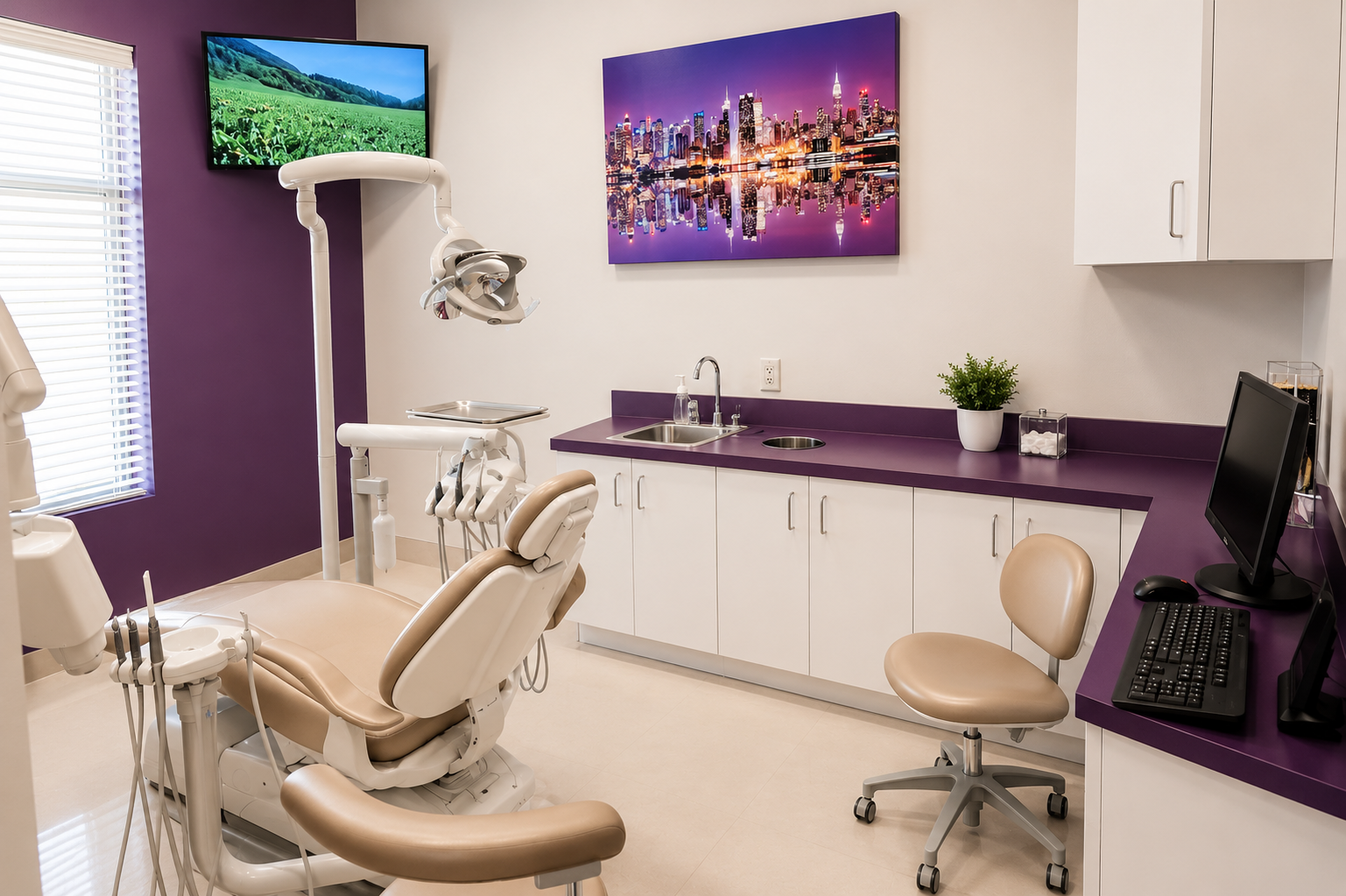 Dental treatment room at KDental Arts