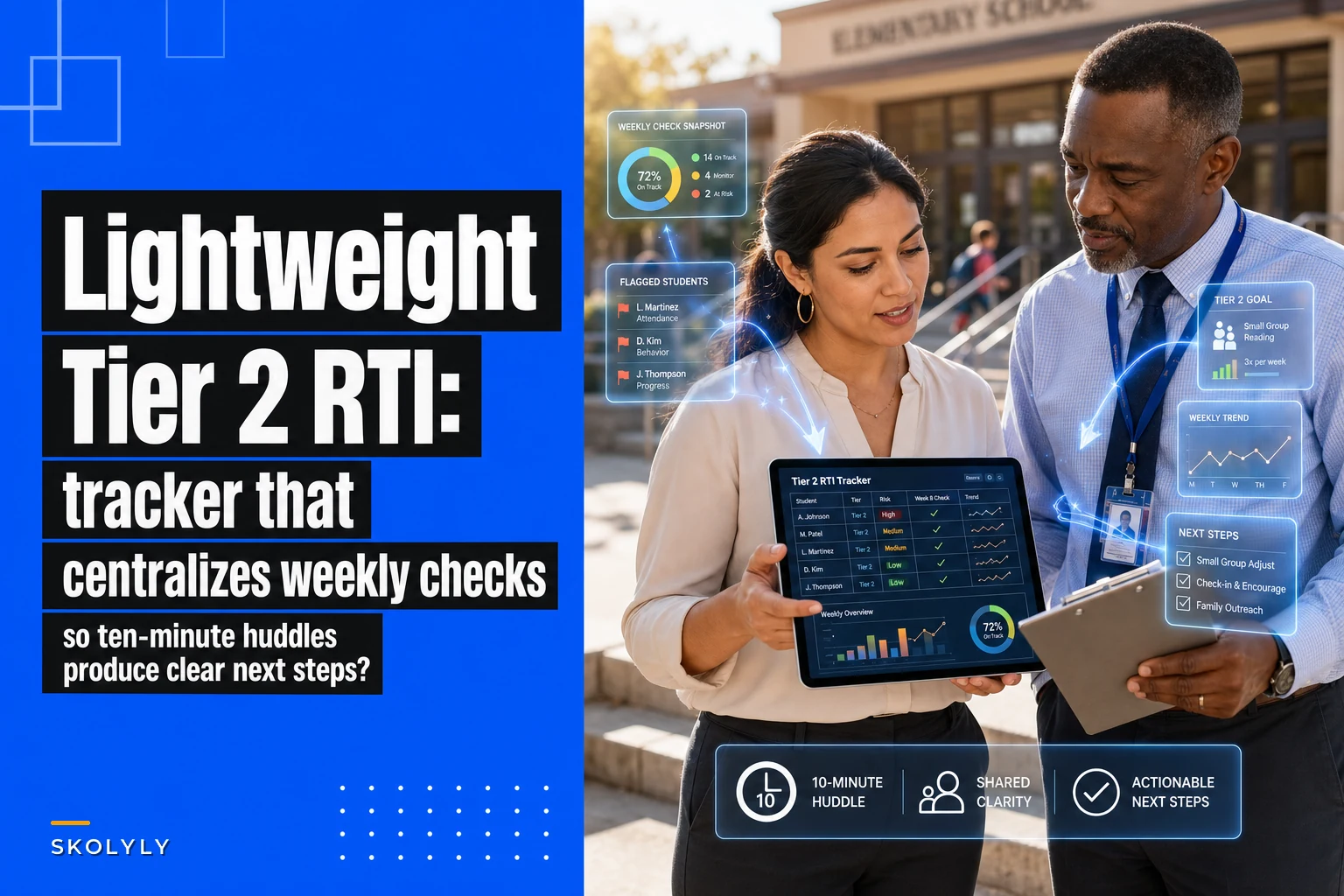A lightweight Tier 2 RTI tracker that makes weekly huddles productive in ten minutes