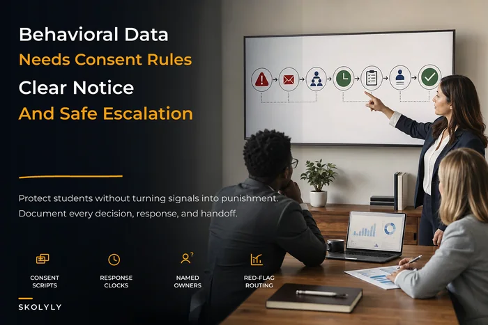 Behavioral data ethics checklist: consent, notification, and escalation rules