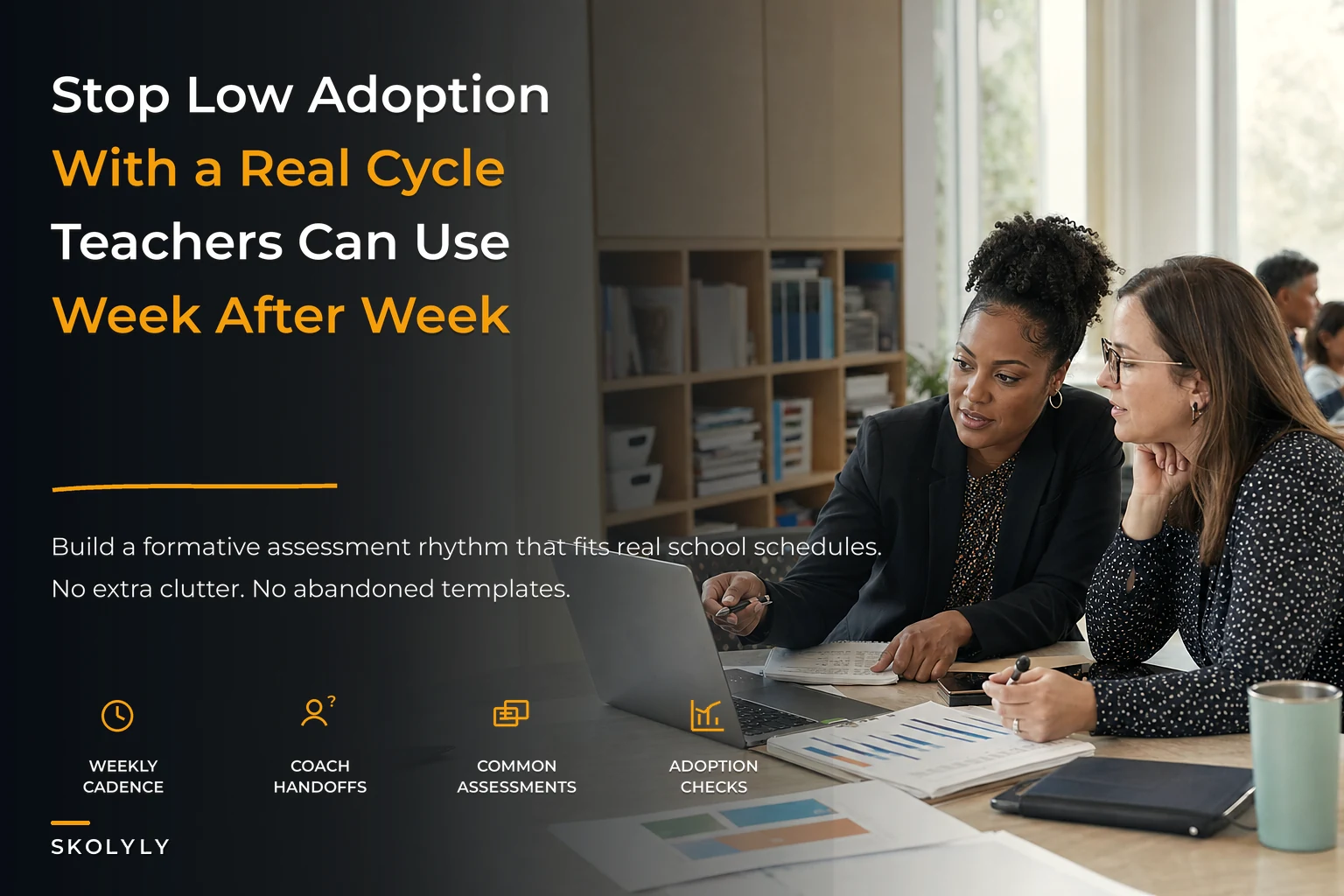 Stop low adoption: a practical school-wide formative assessment cycle teachers will actually use