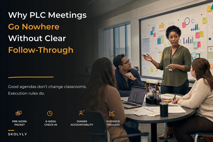 Stop PLCs that lead nowhere: an operational meeting playbook that drives instructional change