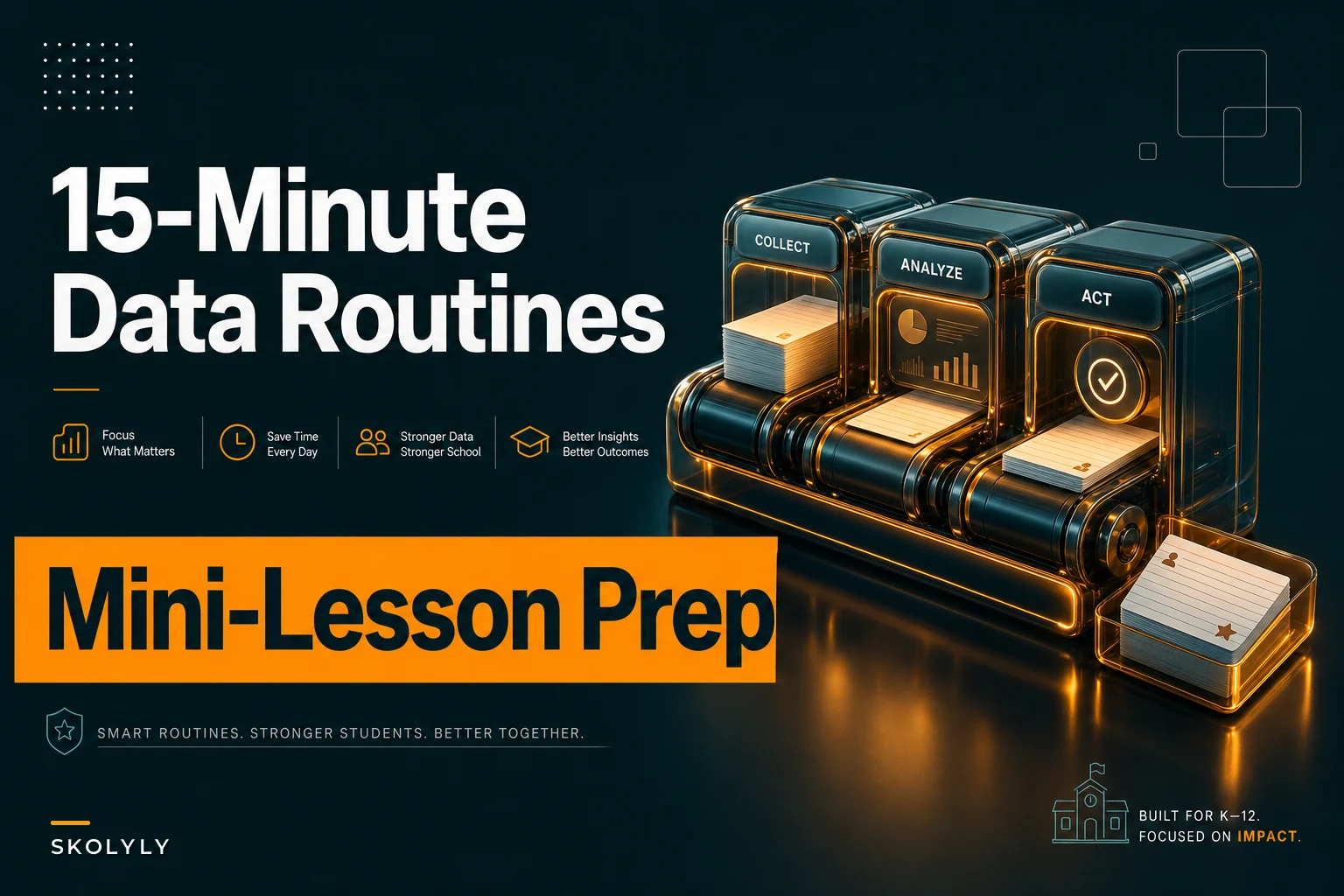 Teacher data-literacy micro-modules: three 15-minute routines to interpret class assessment data and plan next-day mini-lessons