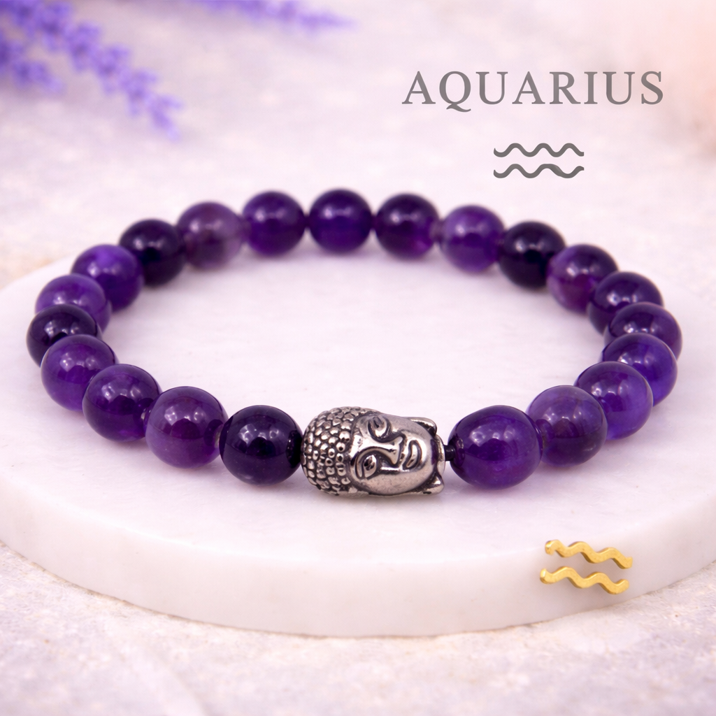 Aquarius Amethyst Bracelet