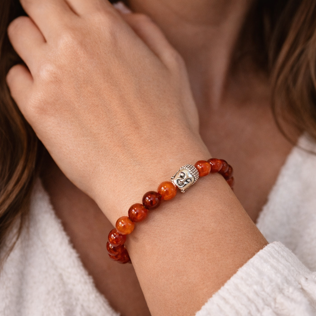 Aries Carnelian Bracelet with Charm 3