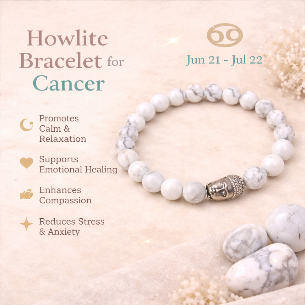 Cancer Howlite Bracelet 2