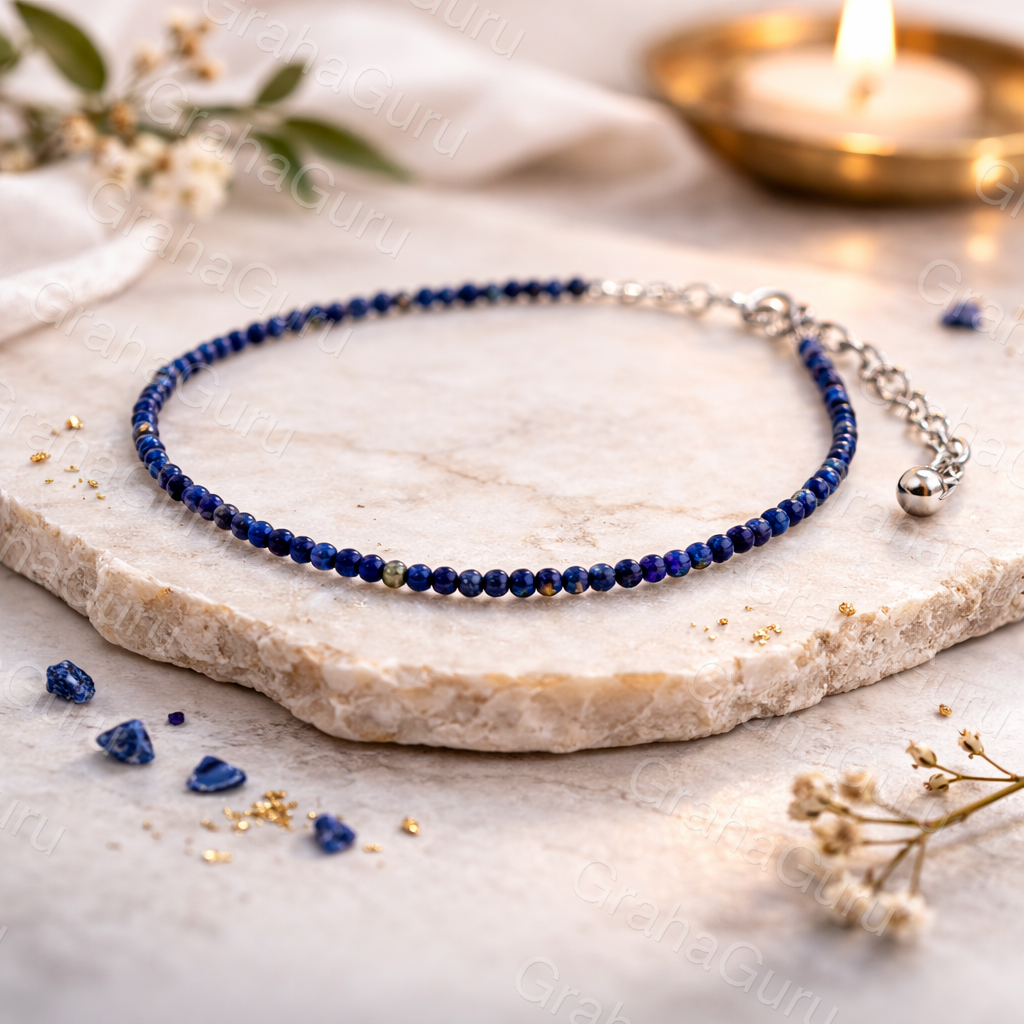 Lapis Lazuli Anklet