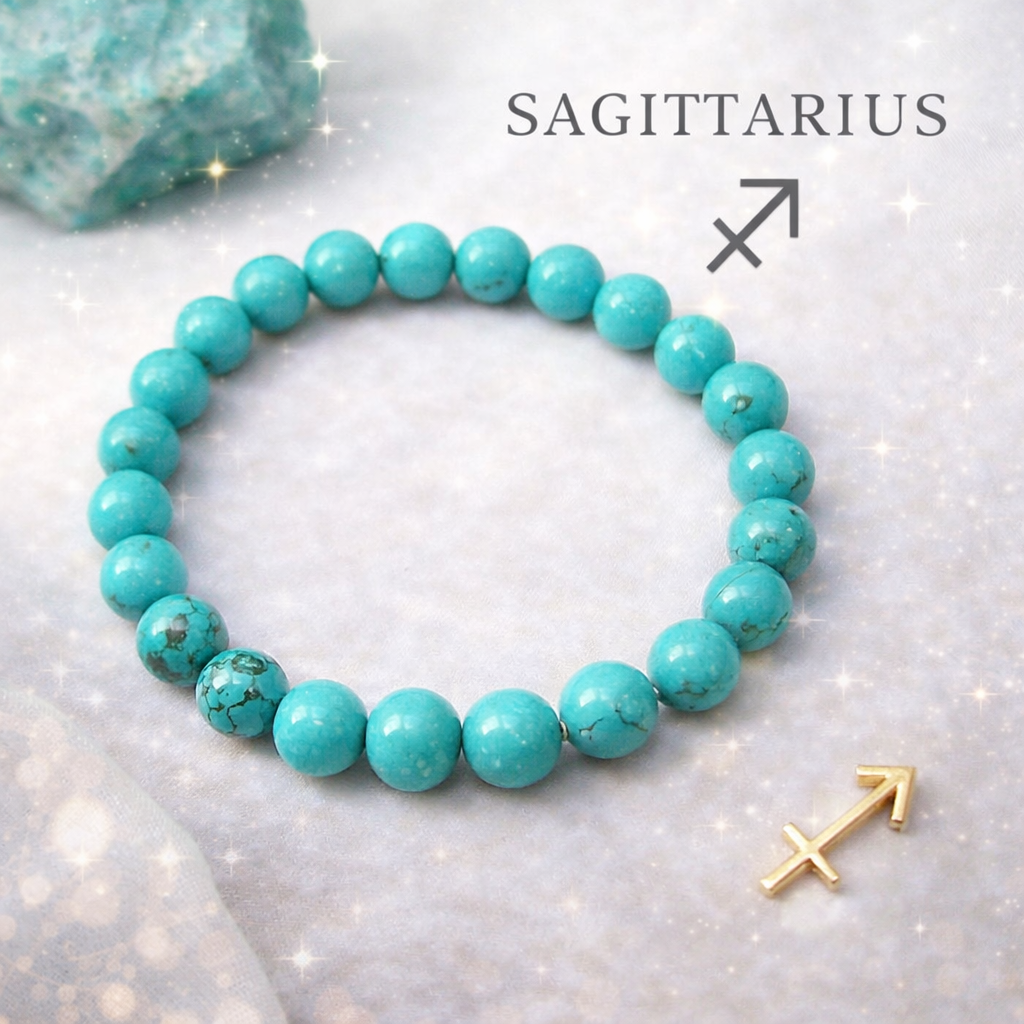 Sagittarius Turquoise Bracelet