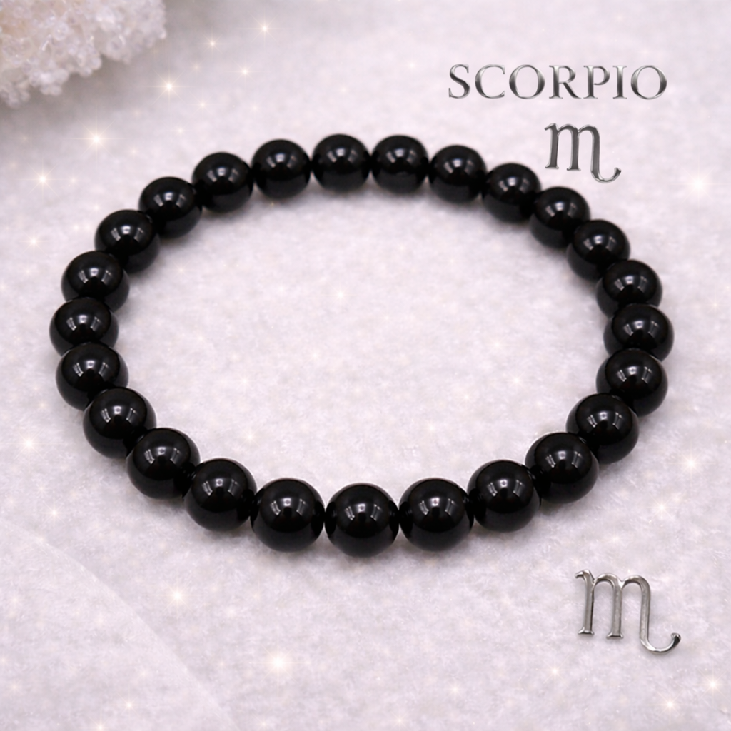 Scorpio Obsidian Bracelet