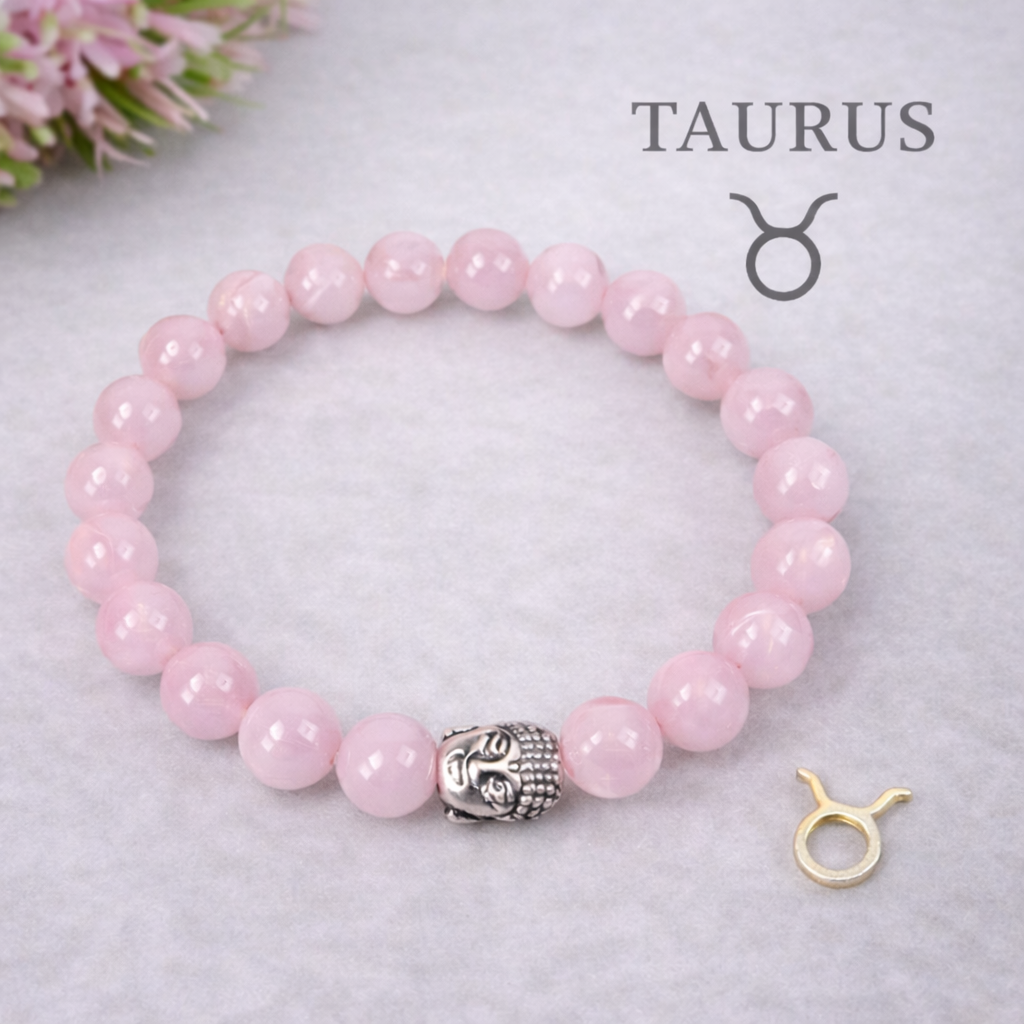 Taurus Rose Quartz Bracelet