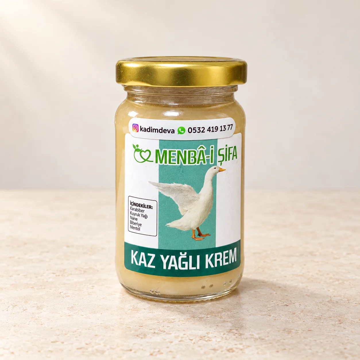 Kaz Yağlı Krem