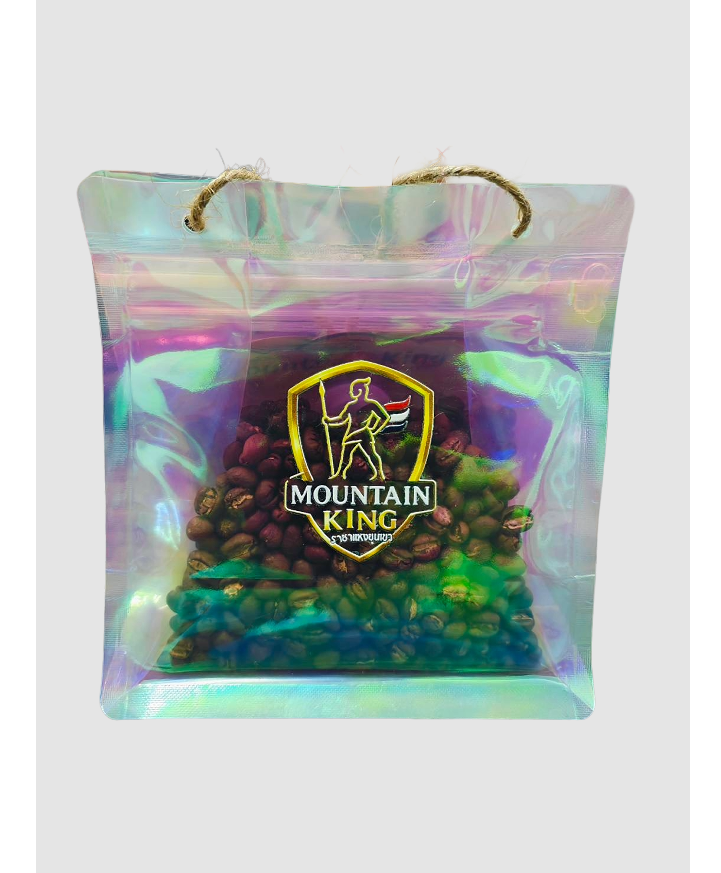 Arabica Peaberry (Specialty Grade ) Coffee Beans by Mountain King Coffee - Notes of Spicy, Honey, Vanilla, Tea-like, Tropical Fruit