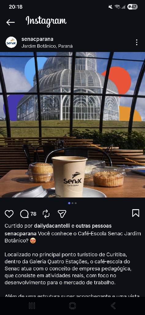 Senac Café-Escola Jardim Botânico
