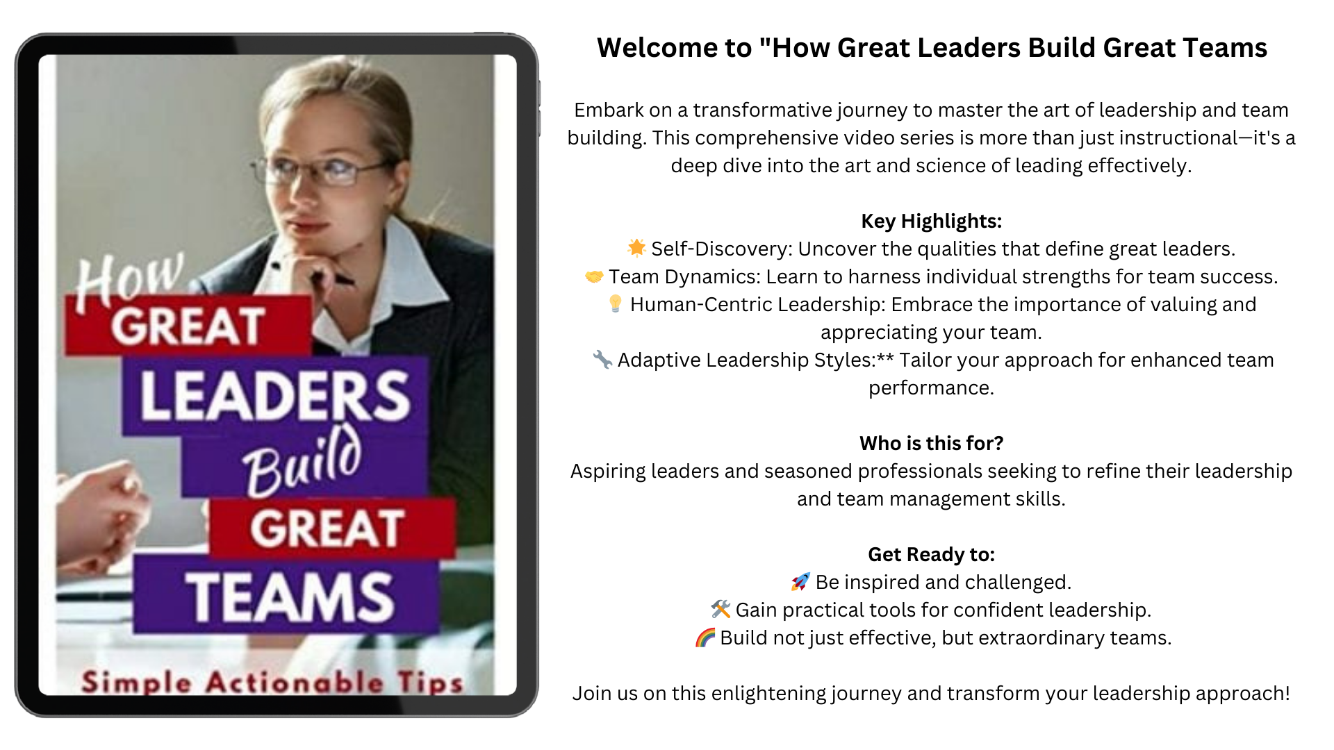 How Great Leaders Build Great Teams