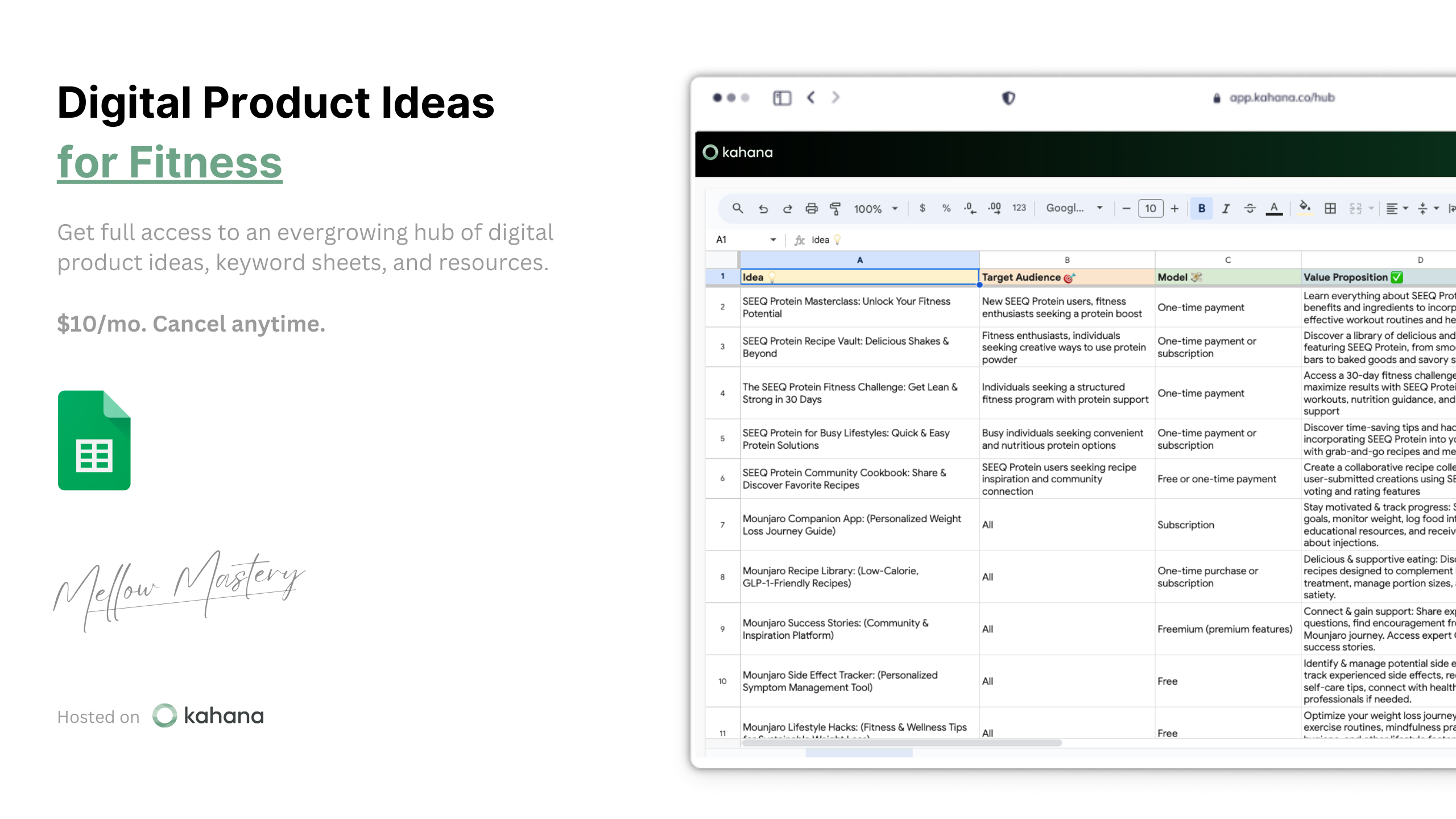 Digital Product Ideas for Fitness