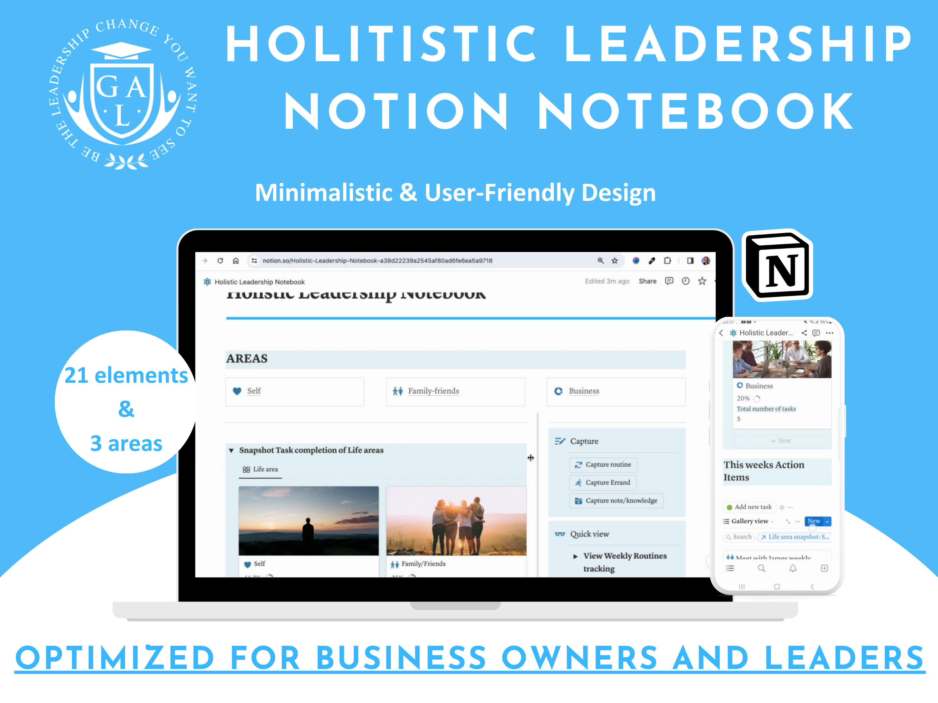 Notion leadership planner template