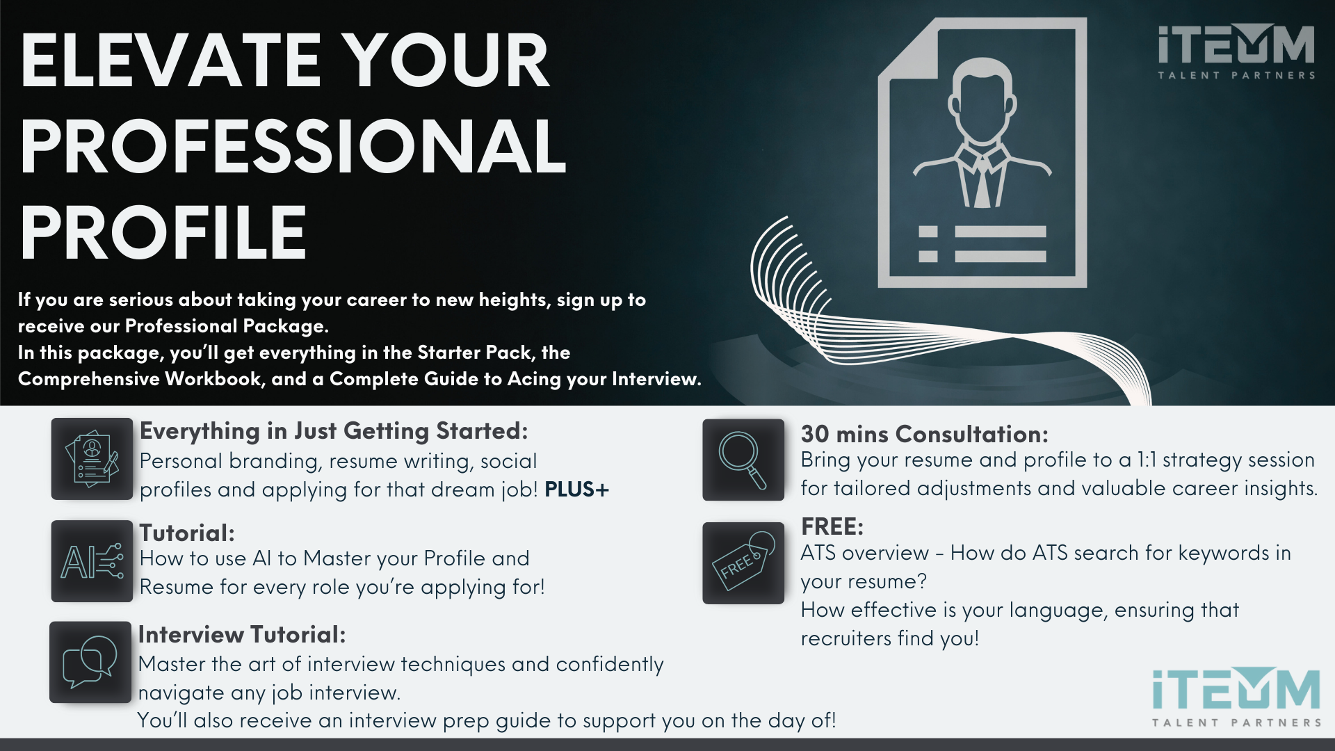 Package 2: Elevating Your Professional Profile