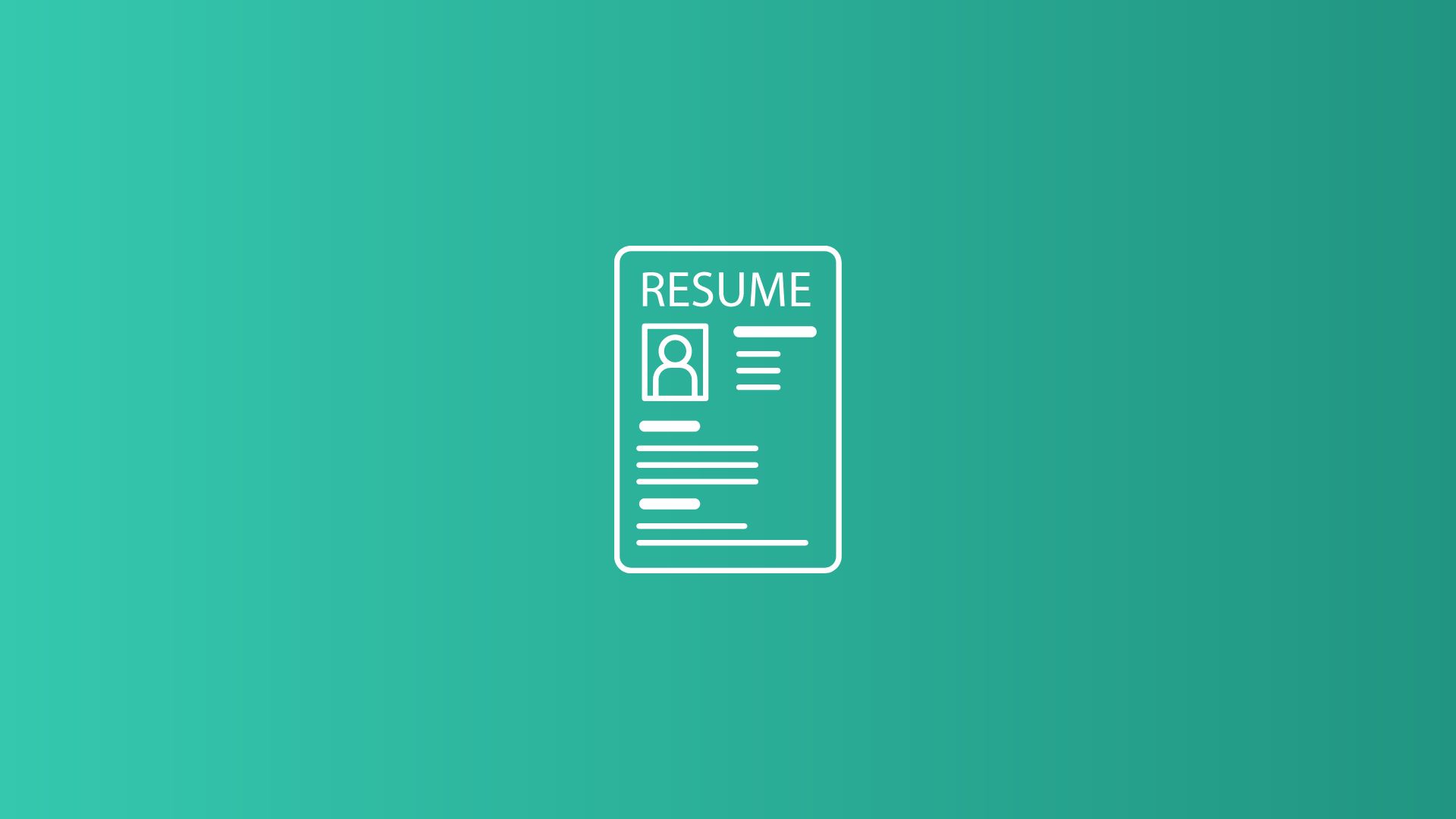 How to Write the Perfect Resume