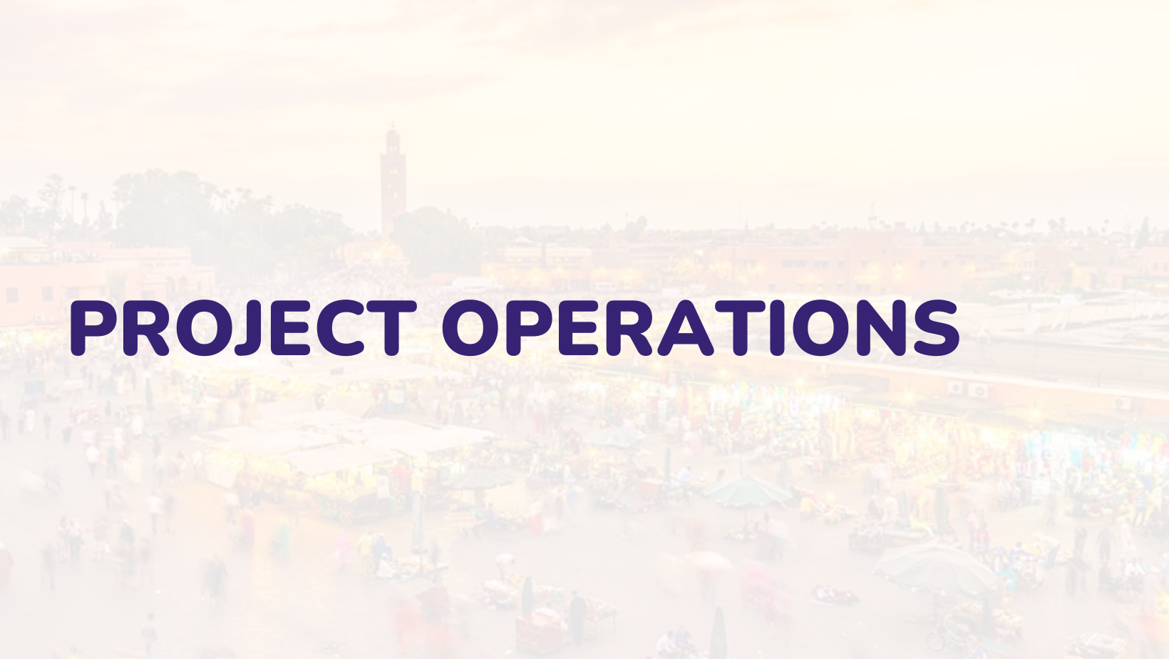 Project Operations