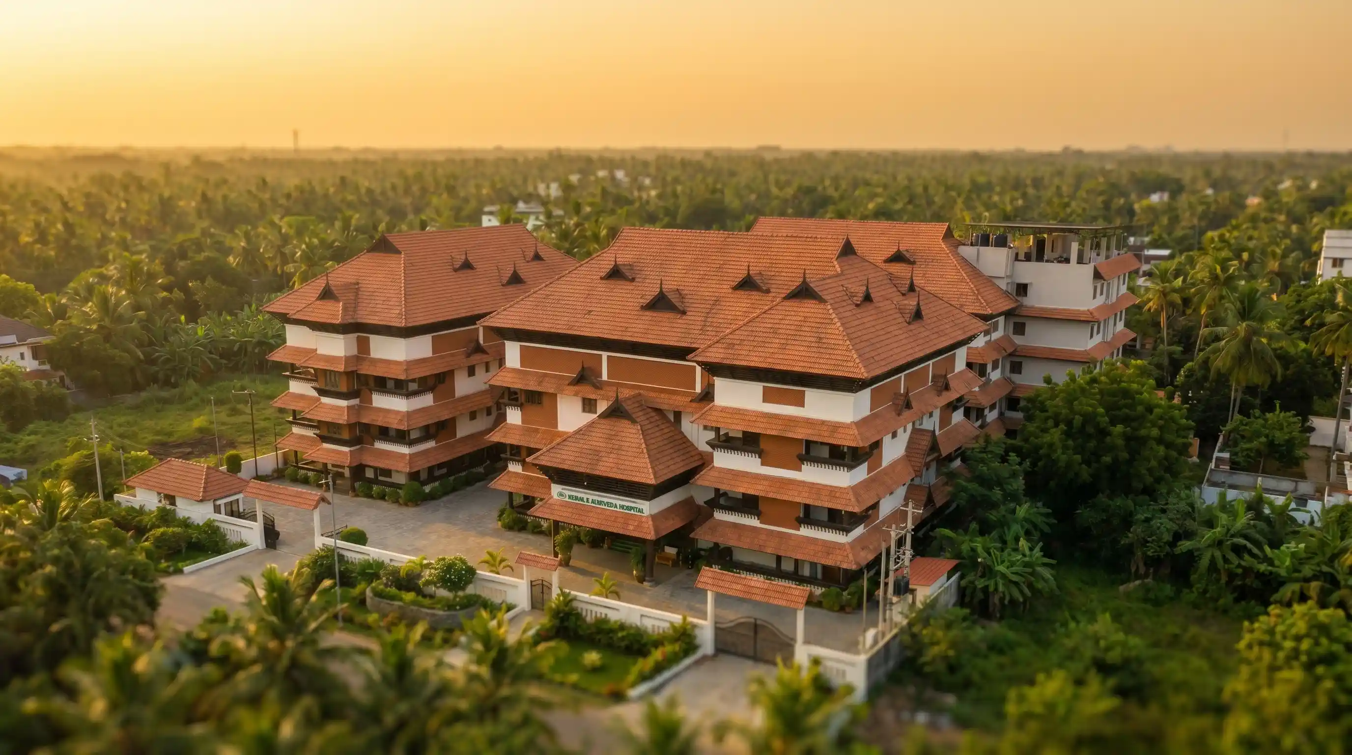 Kerala Ayurveda Hospital building