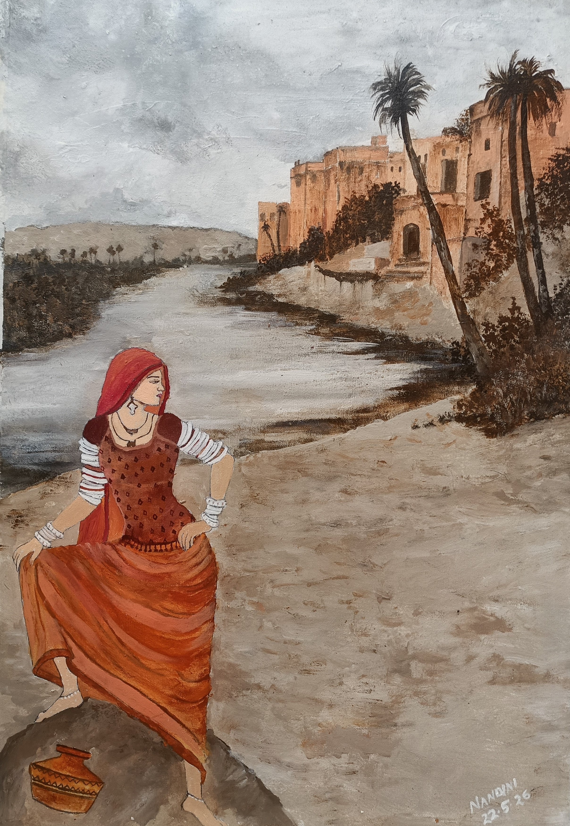 Nandini Saha Acrylic Painter artist profile photo on Kalamanch.art