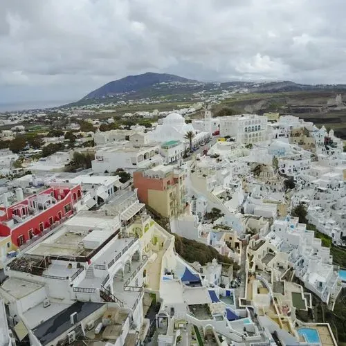 A misztikus kék-fehér Santorini 1