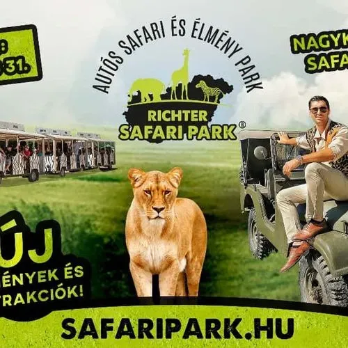 Utazás kép Richter Szafari Park
  Ócsai látogatással