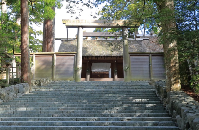 A view of Ise Grand Shrine (Ise Jingu) - 2