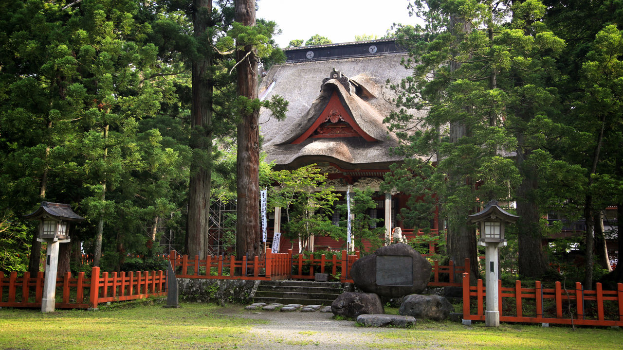 A view of Dewa Sanzan Shrine - 2