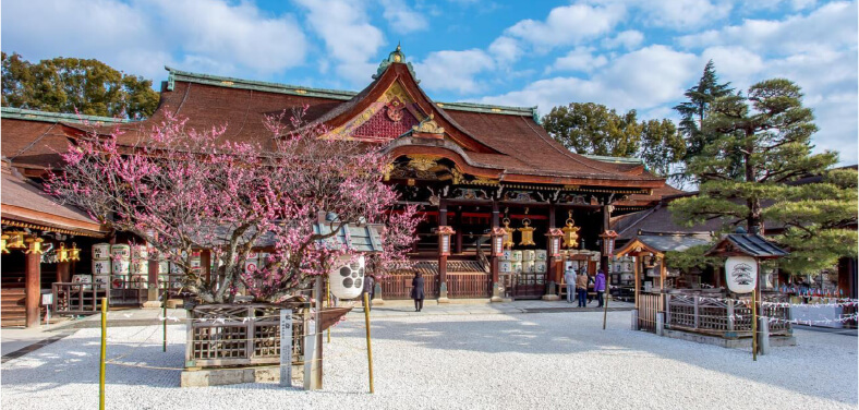 A view of Kitano Tenmangu