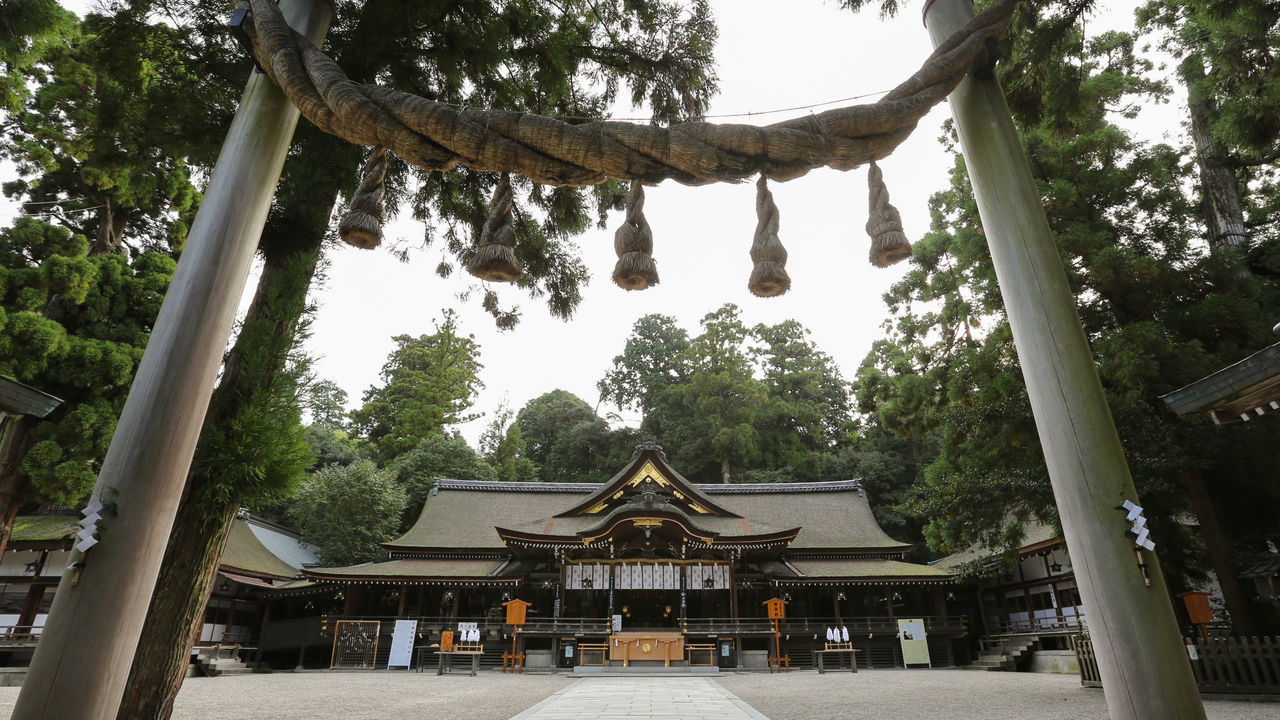 A view of Omiwa Shrine - 3
