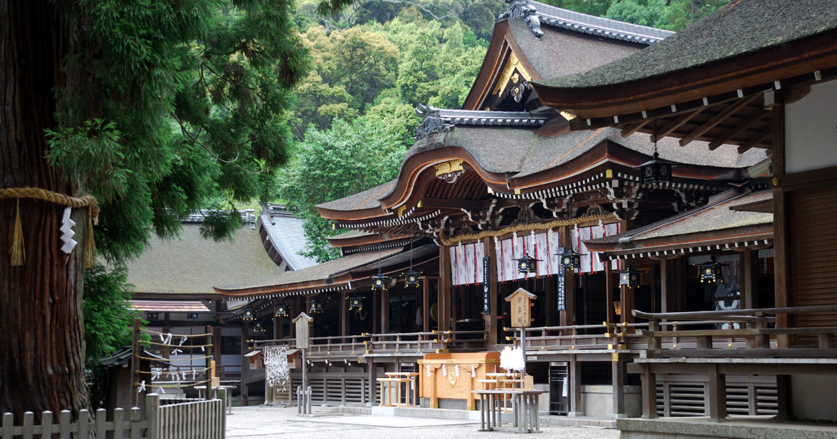 A view of Omiwa Shrine - 2