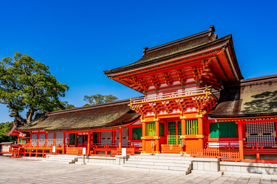 A view of Usa Jingu