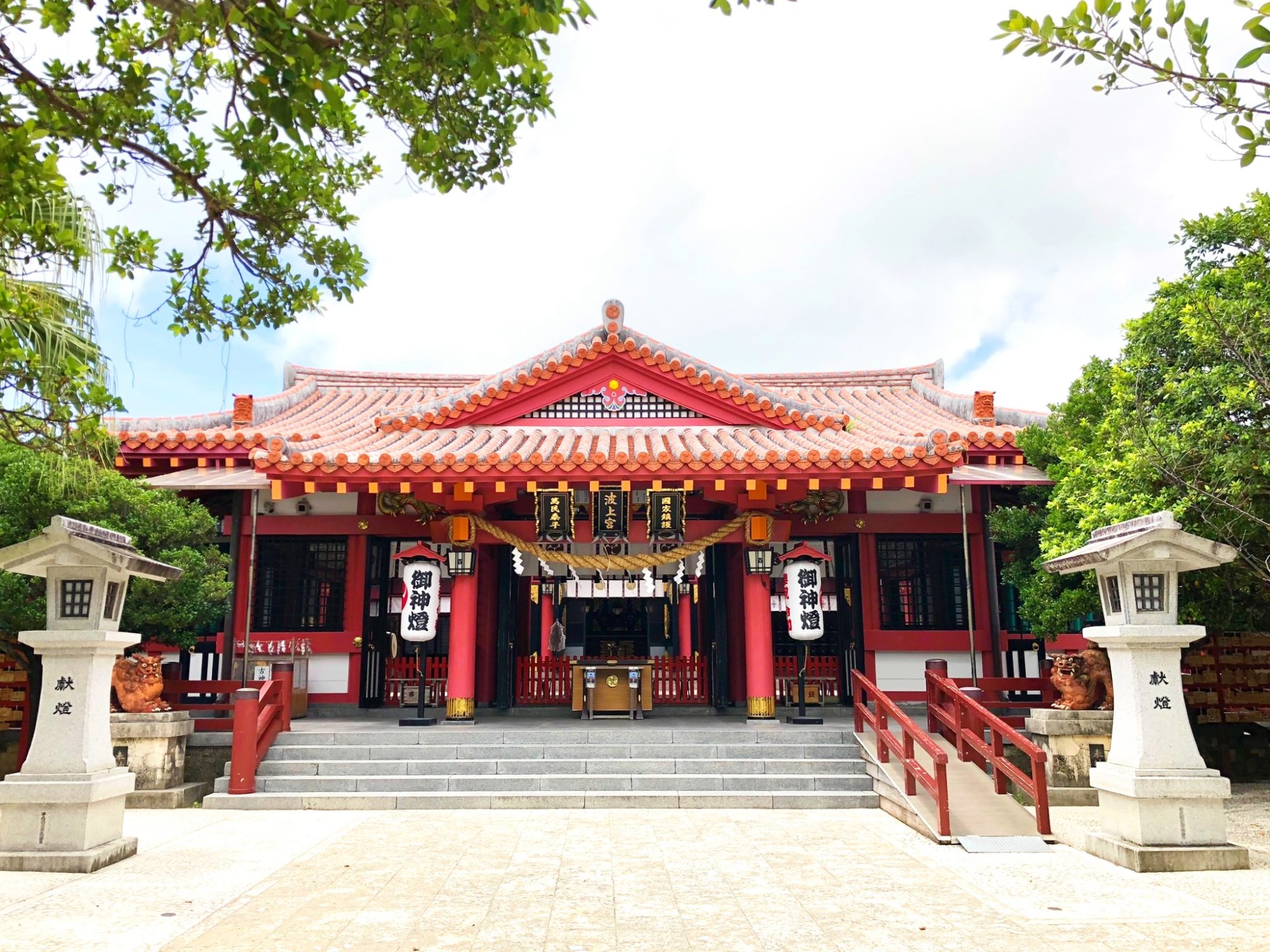 A view of Naminoue Shrine