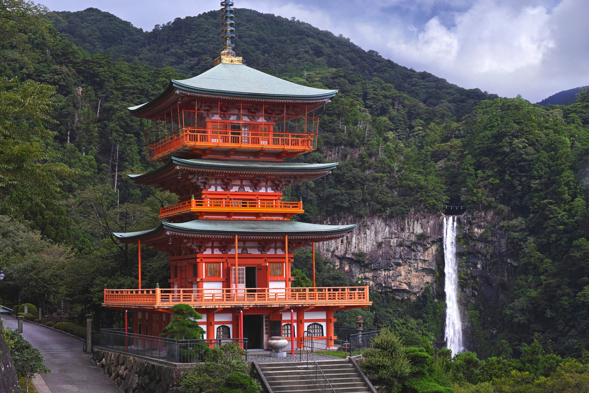 A view of Kumano Nachi Taisha - 2