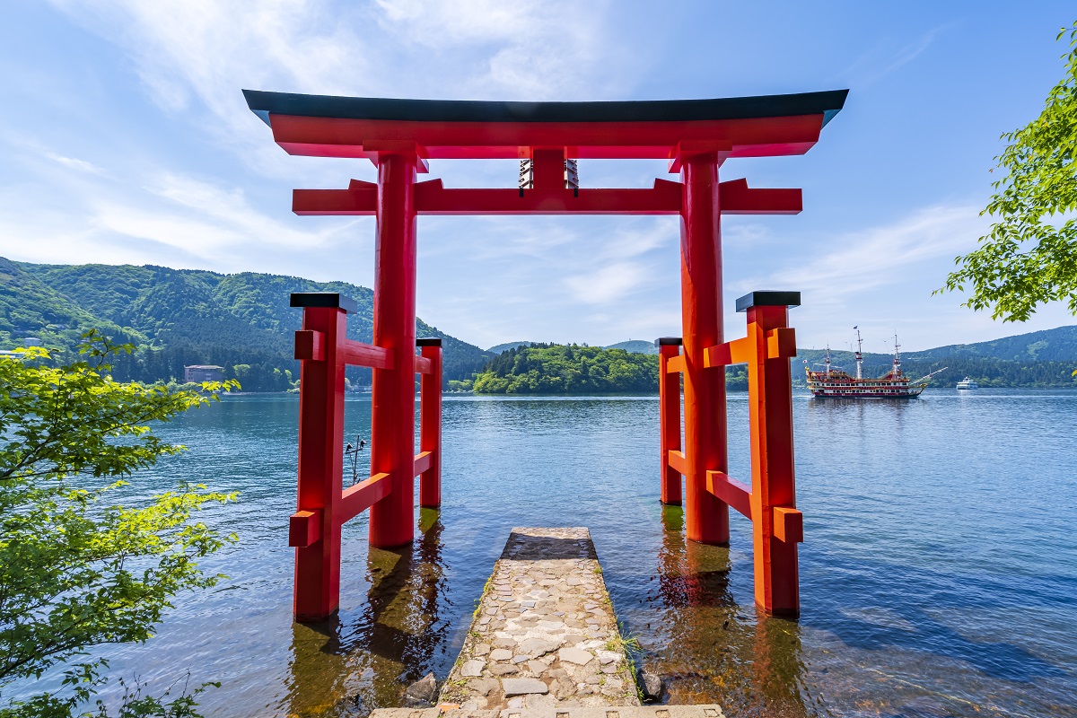 A view of Hakone Shrine