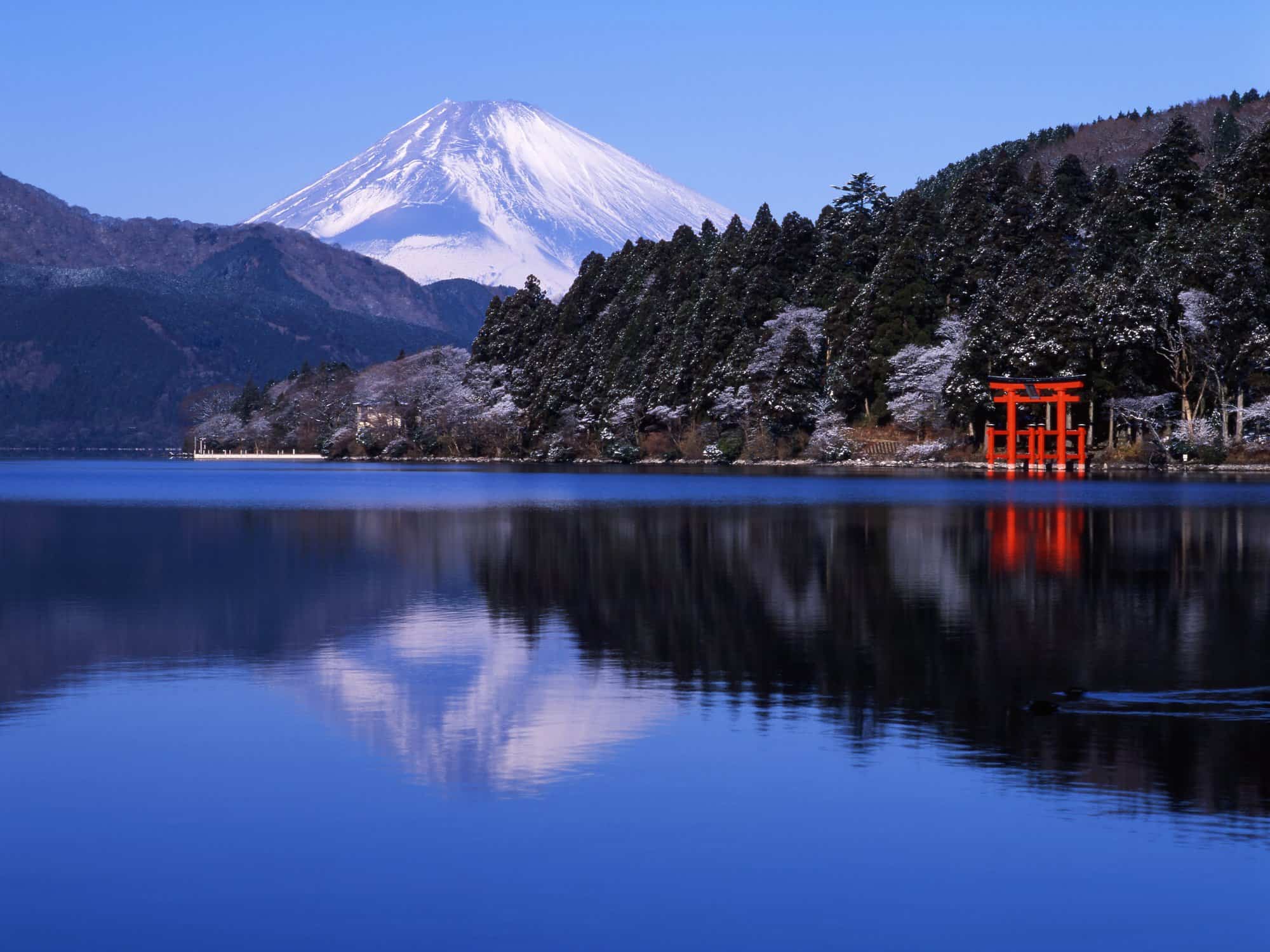 A view of Hakone Shrine - 2