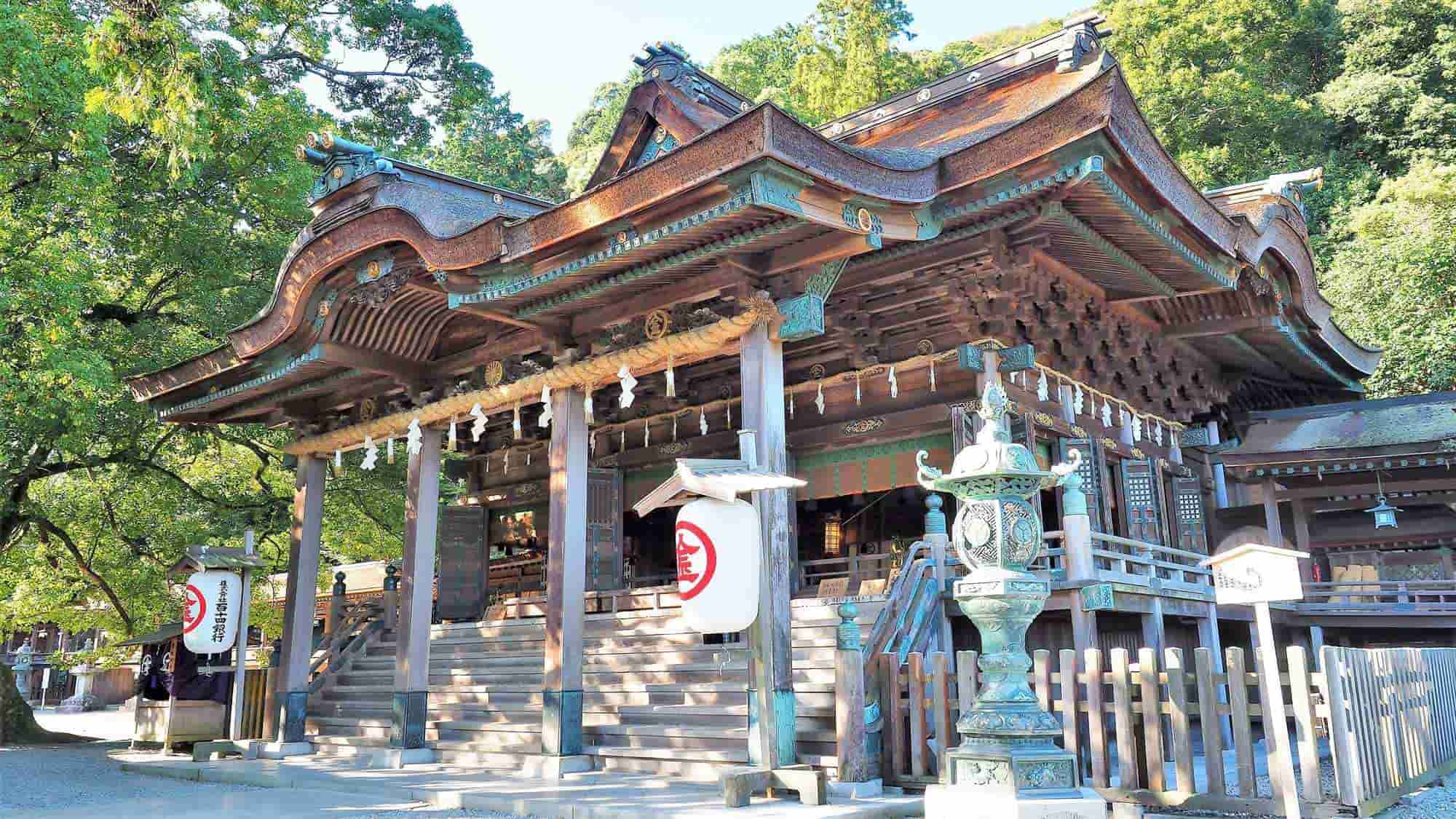 A view of Kotohiragu (Konpira-san)