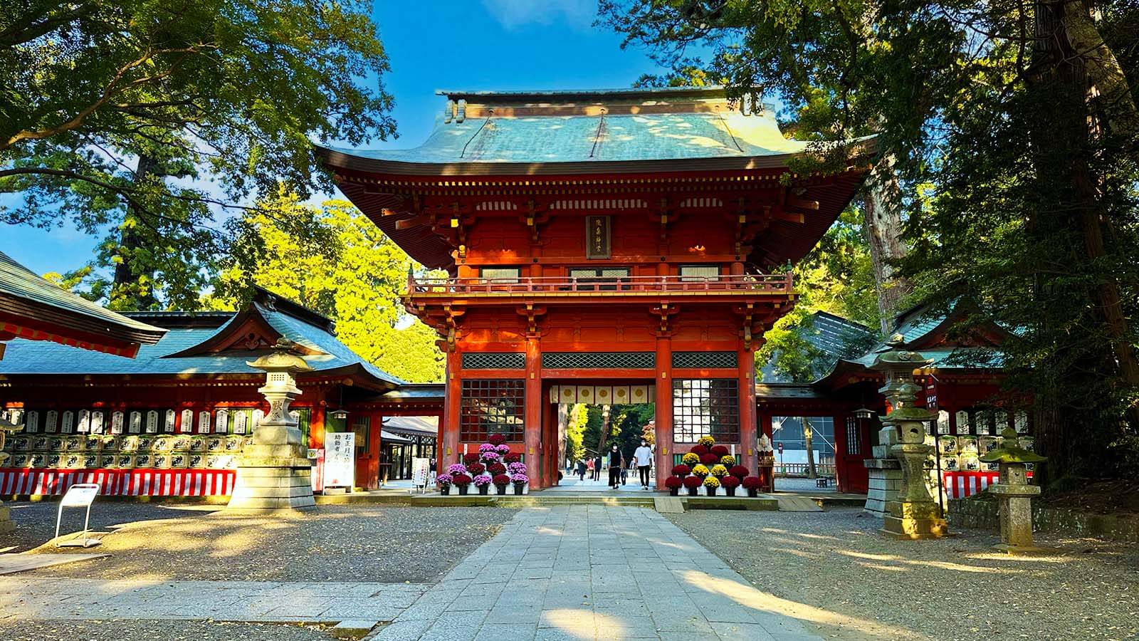 A view of Itsukushima Shrine